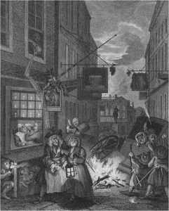 Hogarth, Night from Four Times of Day