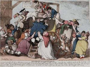 Rowlandson, Miseries of Travelling (1807)