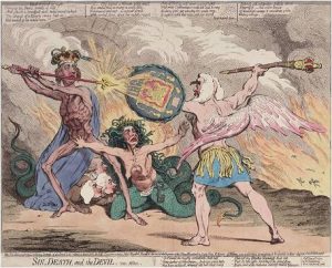 Gillray, Sin, Death and the Devil