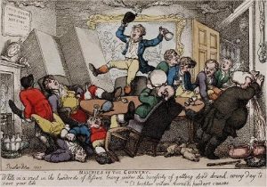 Rowlandson, Miseries of the country